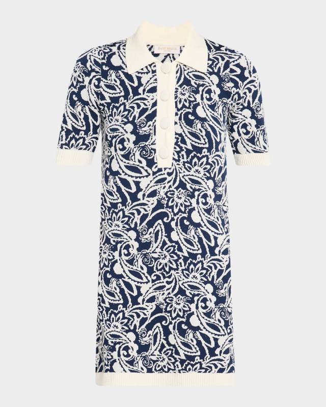Erin Floral Boucle Mini Dress